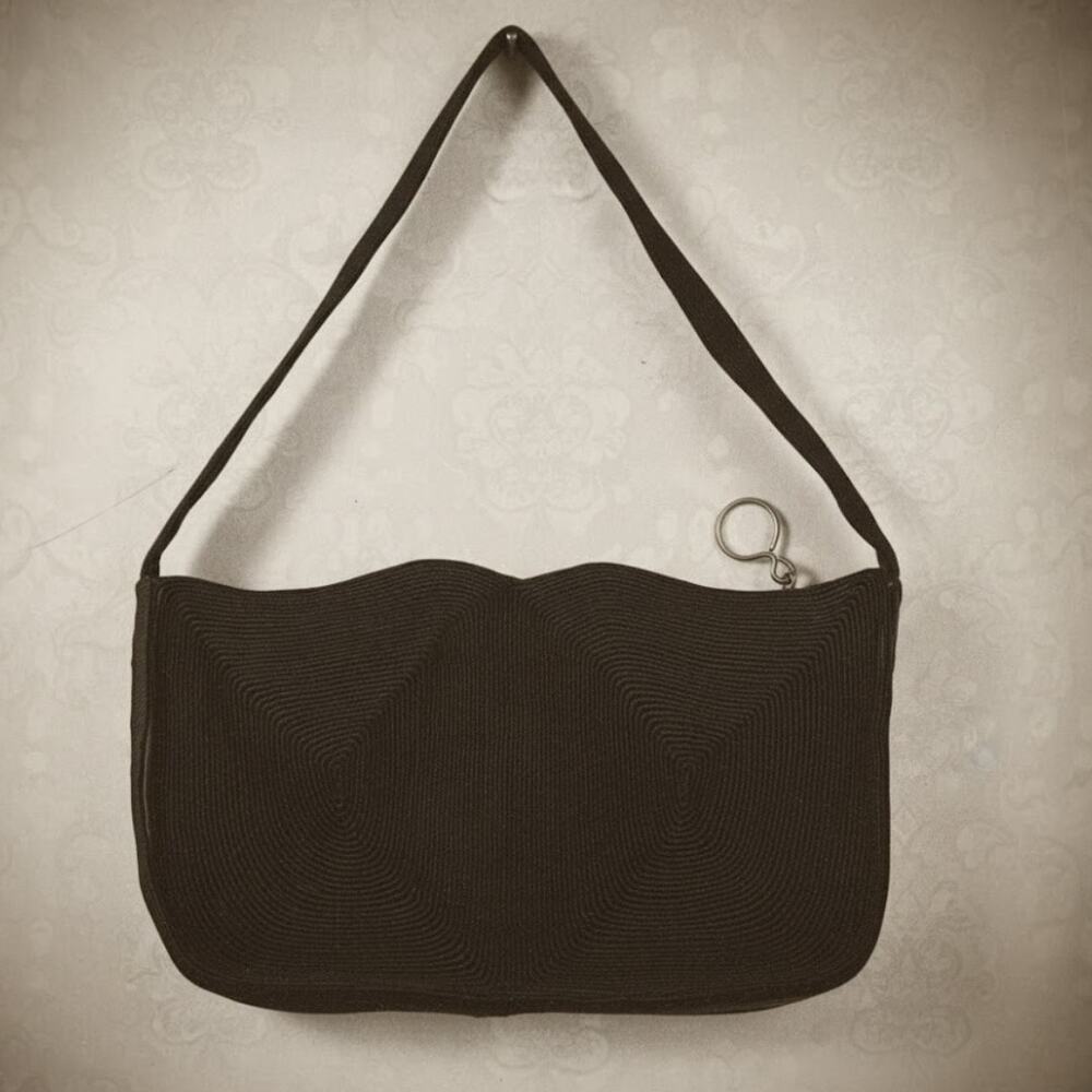 Vintage 1940's Corde Handbag Black